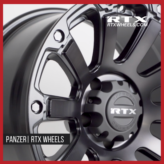 Panzer Satin Black Machined Tinted Bronze | RTX Wheels