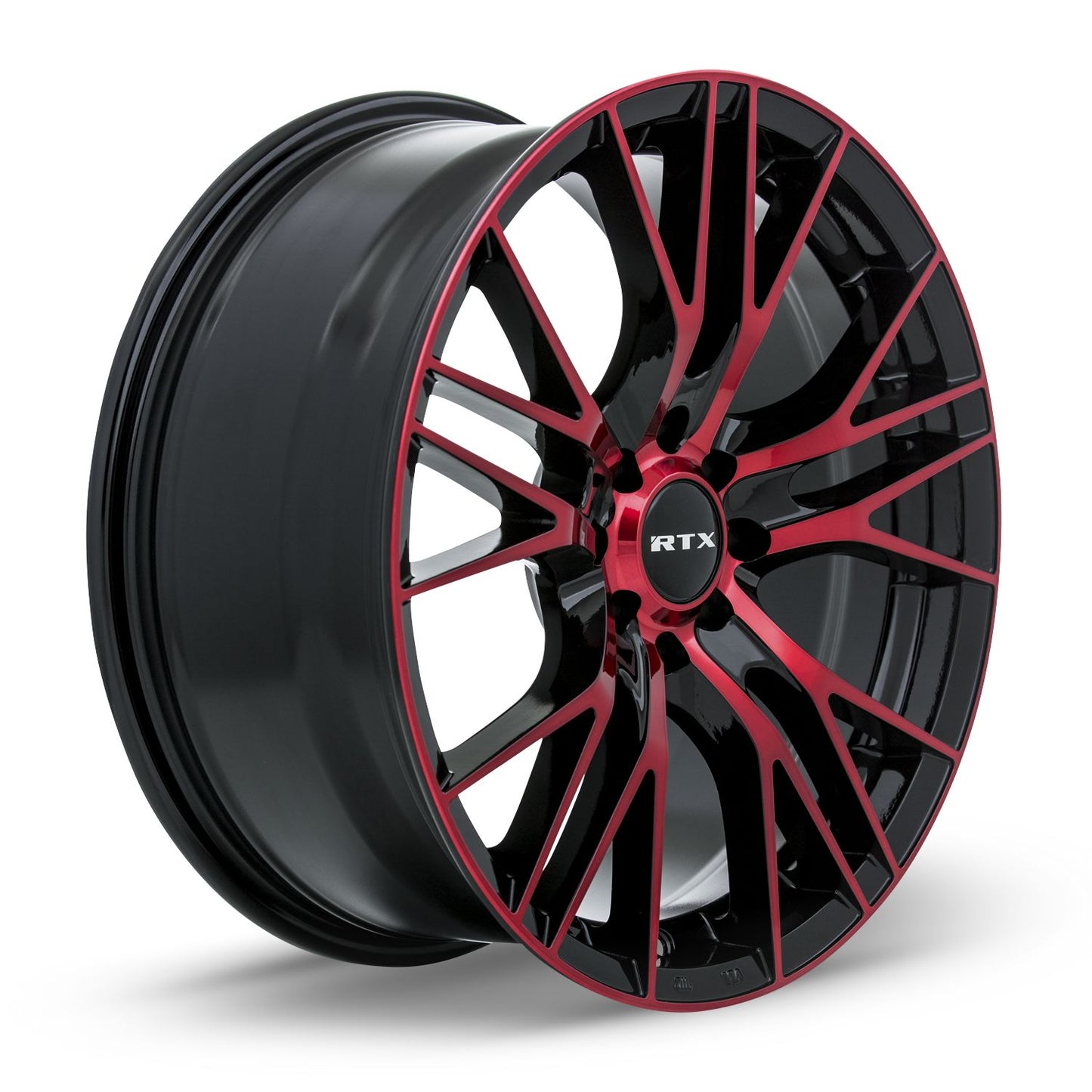 Vertex - Black Machined Red