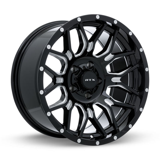 Claw - Gloss Black Milled with Rivets