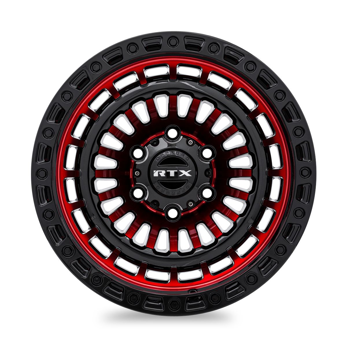 Moab - Gloss Black Machined Red