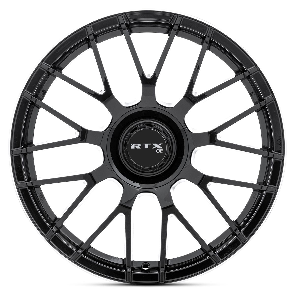 MB01 - Gloss Black with Machined Lip