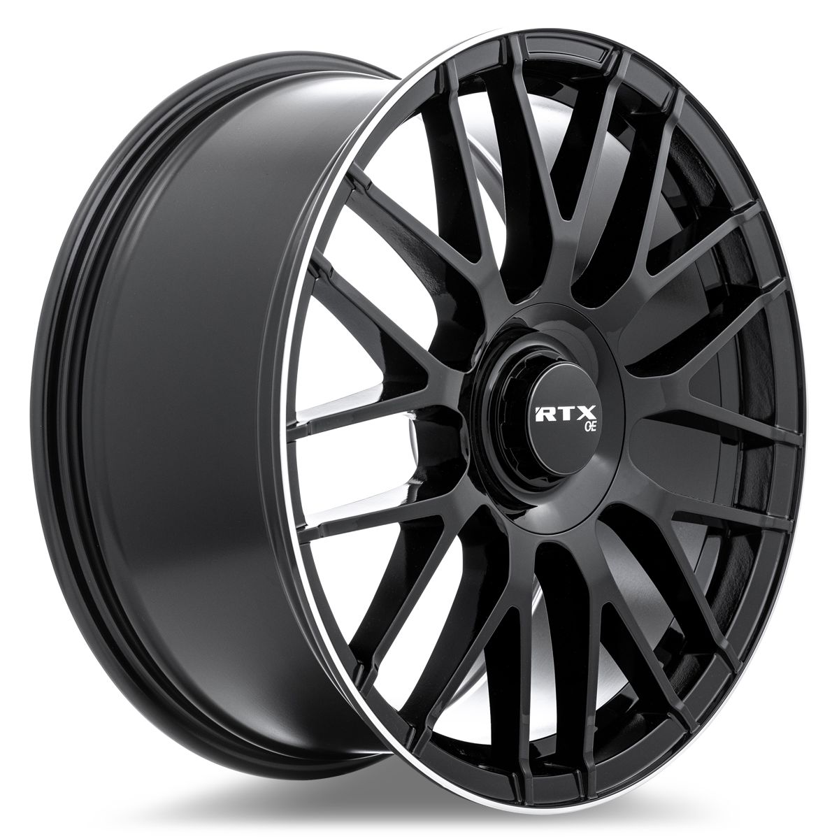 MB01 - Gloss Black with Machined Lip