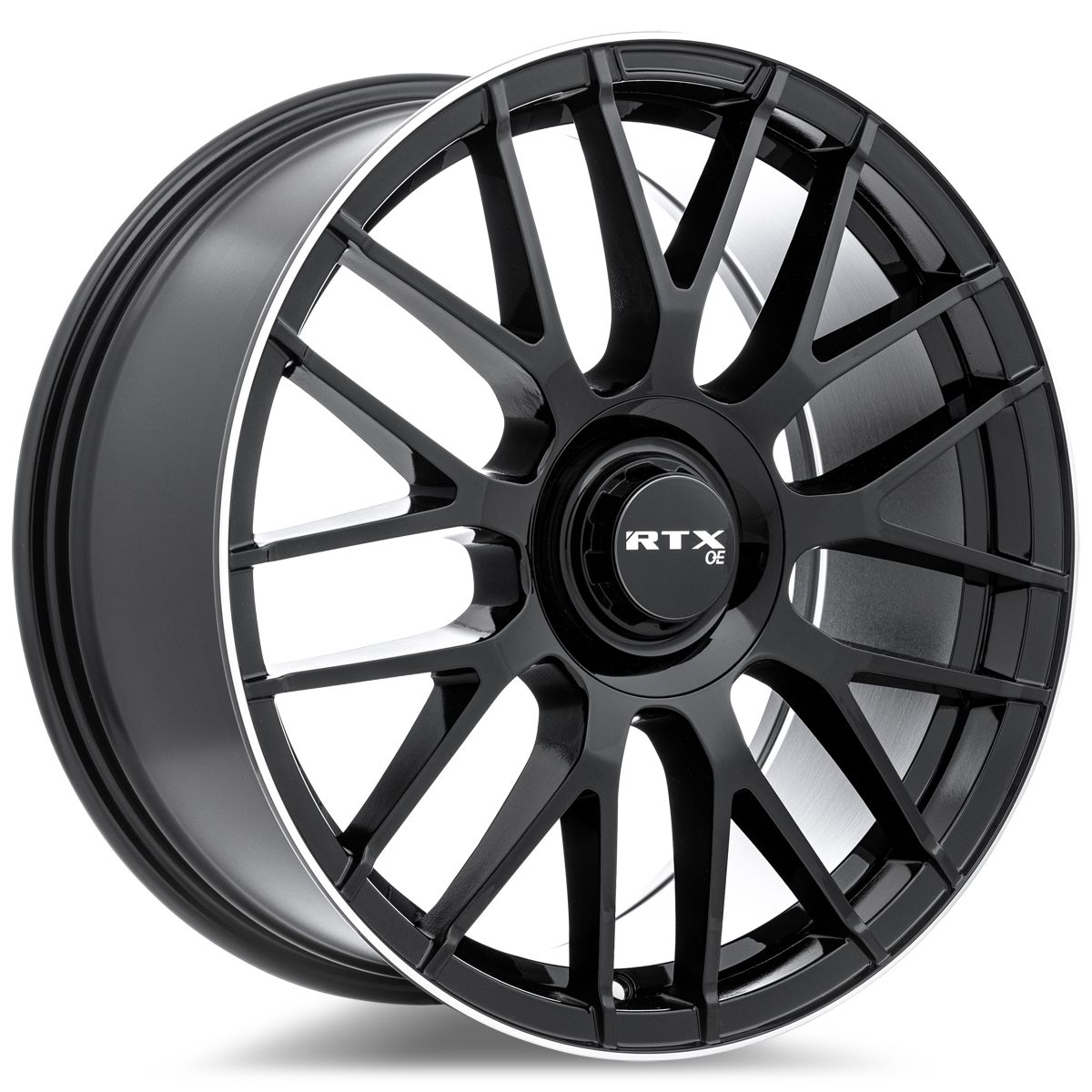 MB01 - Gloss Black with Machined Lip
