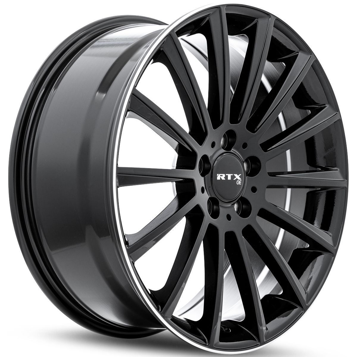 MB02 - Gloss Black with Machined Lip