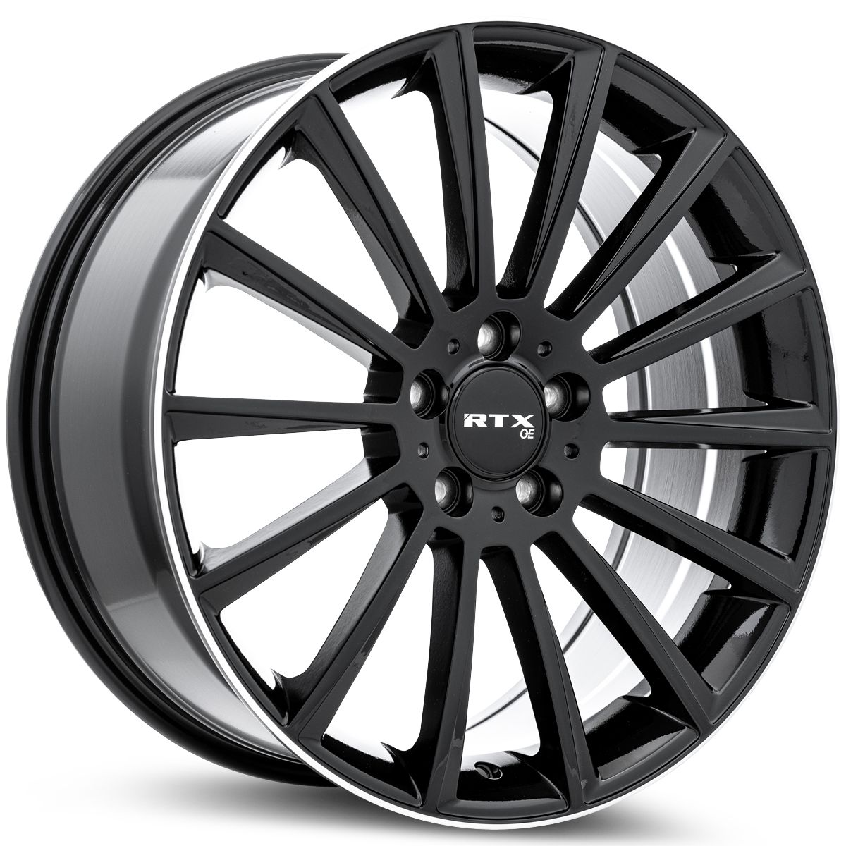 MB02 - Gloss Black with Machined Lip