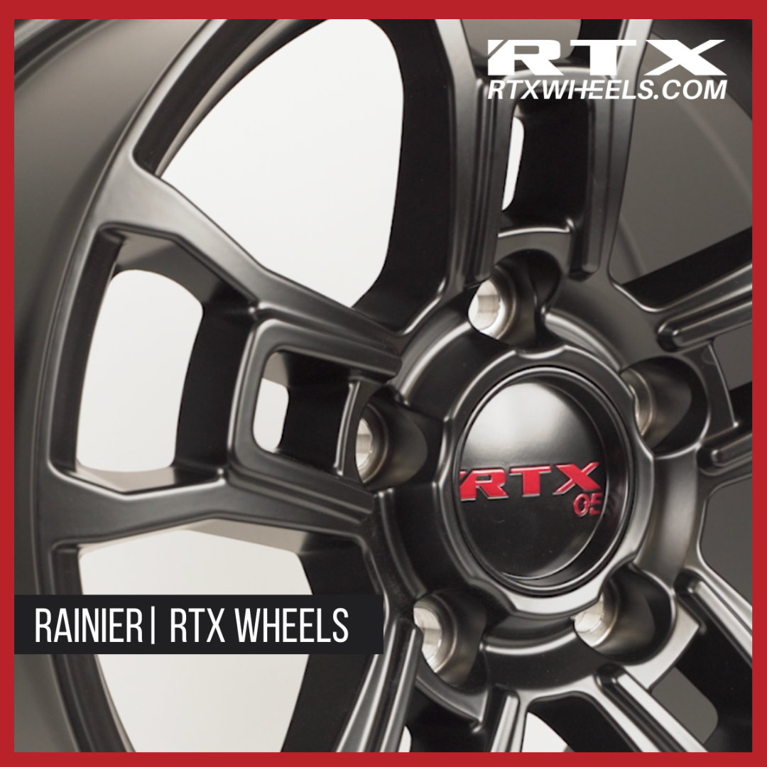 Rainier Satin Black | RTX Wheels