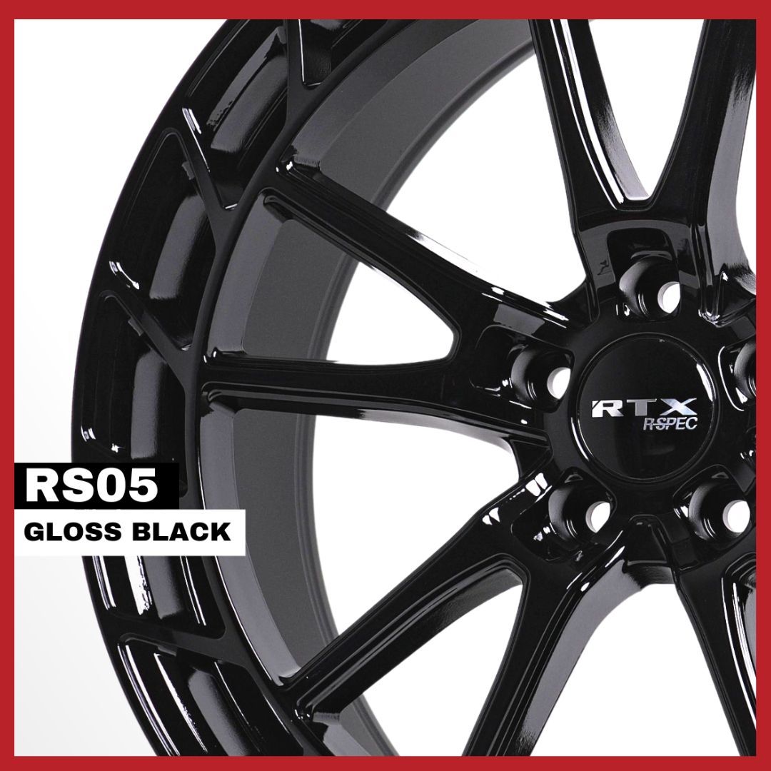 RS05 Gloss Black | RTX Wheels