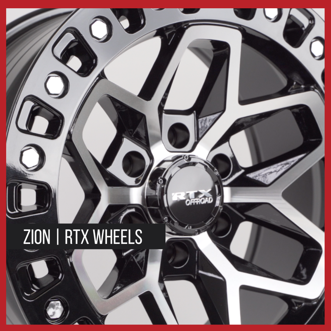 Zion Black Machined | RTX Wheels – RTXWHEELS