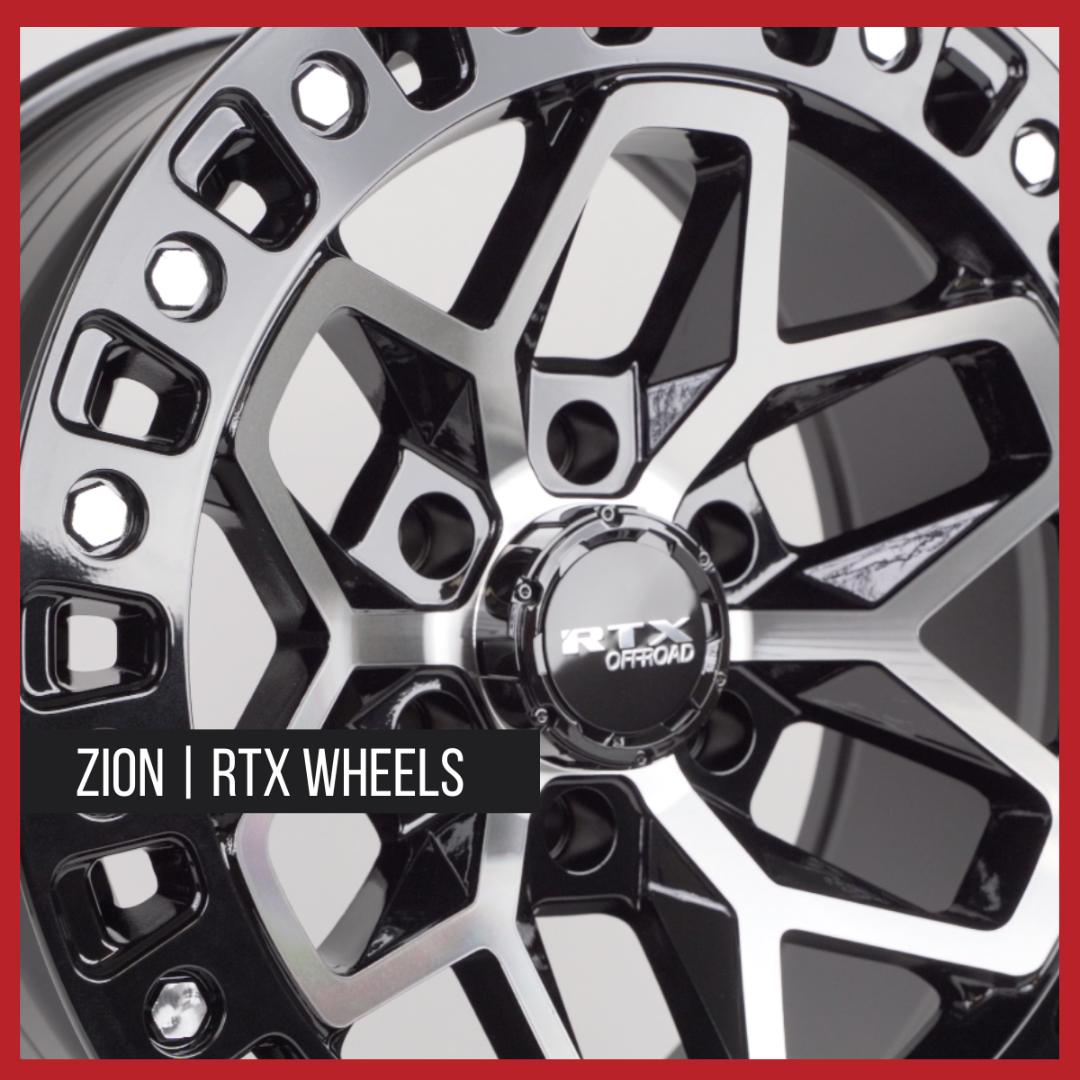 Zion Black Machined | RTX Wheels
