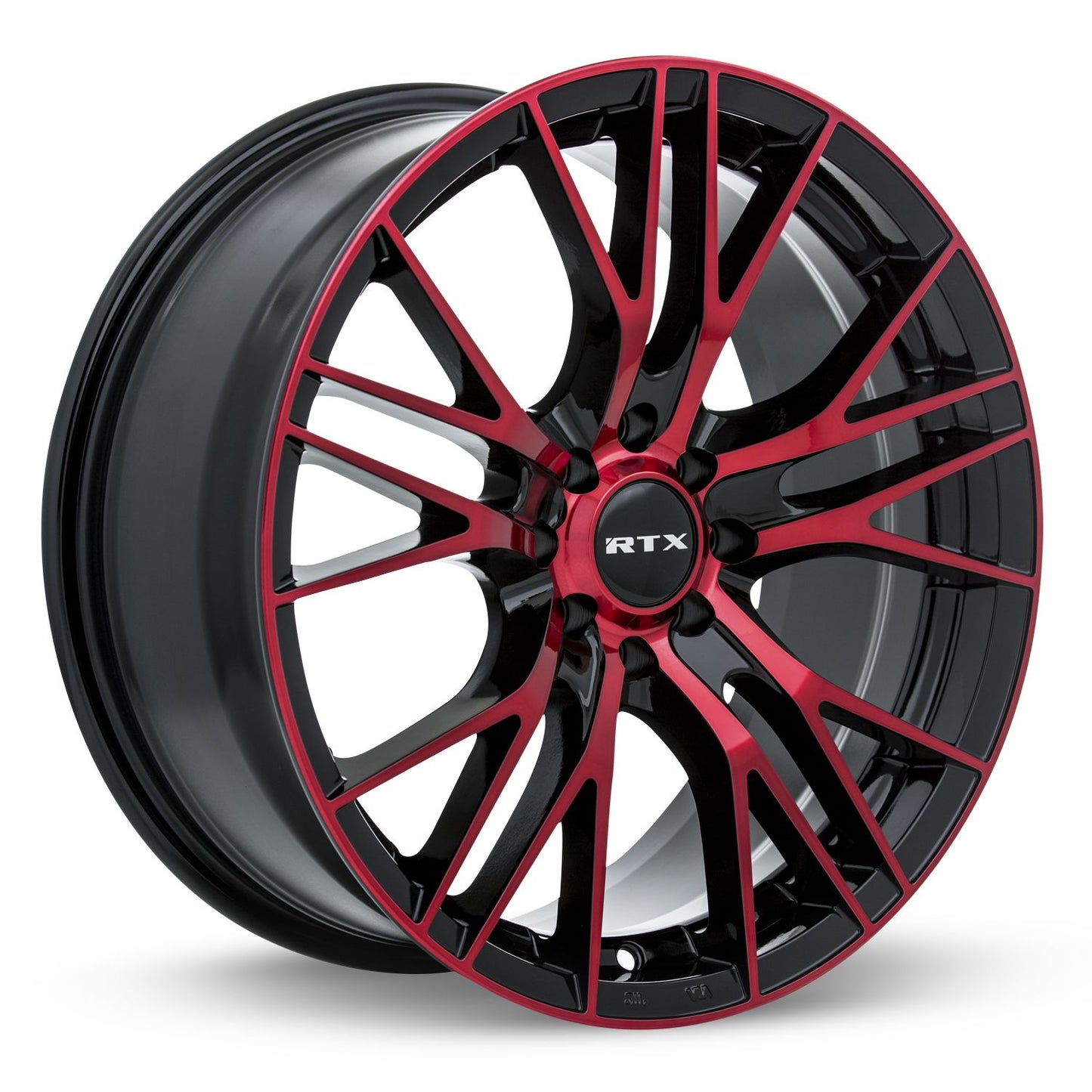 Vertex - Black Machined Red