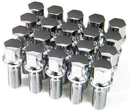 Lug Bolt Kits • Hex Lug Bolts • 20 Bolts • Chrome • Conical • 12M X 1.25