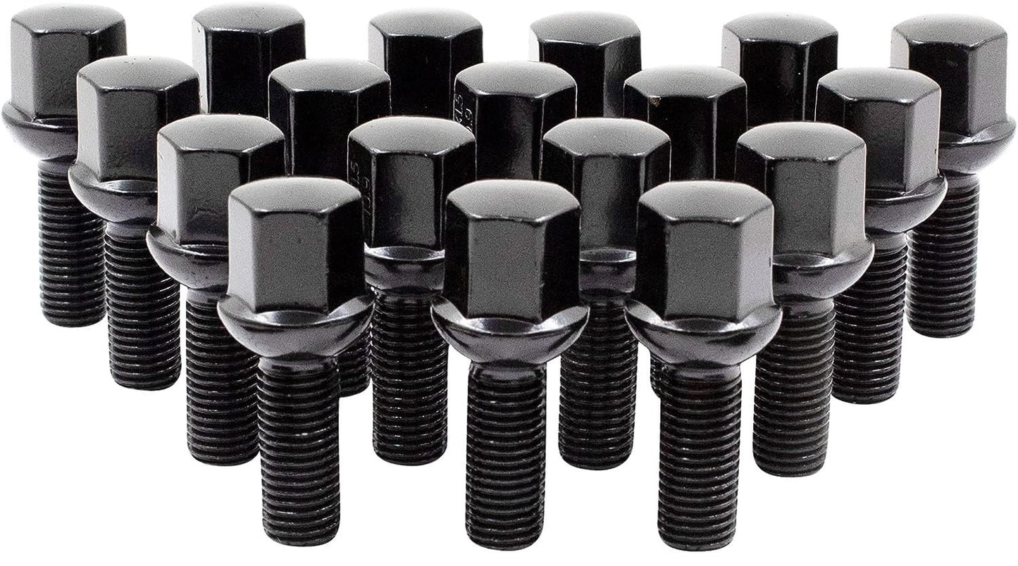 Lug Bolt Kits • Hex Lug Bolts & Hub Rings • 20 Bolts • Black • Radius • 14M X 1.5