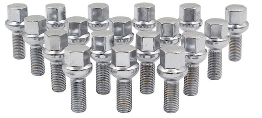 Lug Bolt Kits • Hex Lug Bolts & Hub Rings • 20 Bolts • Chrome • Radius • 14M X 1.5