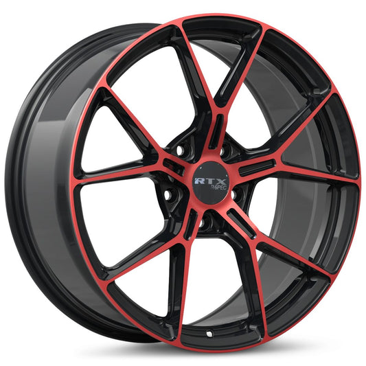 RS01 - Gloss Black Machined Red