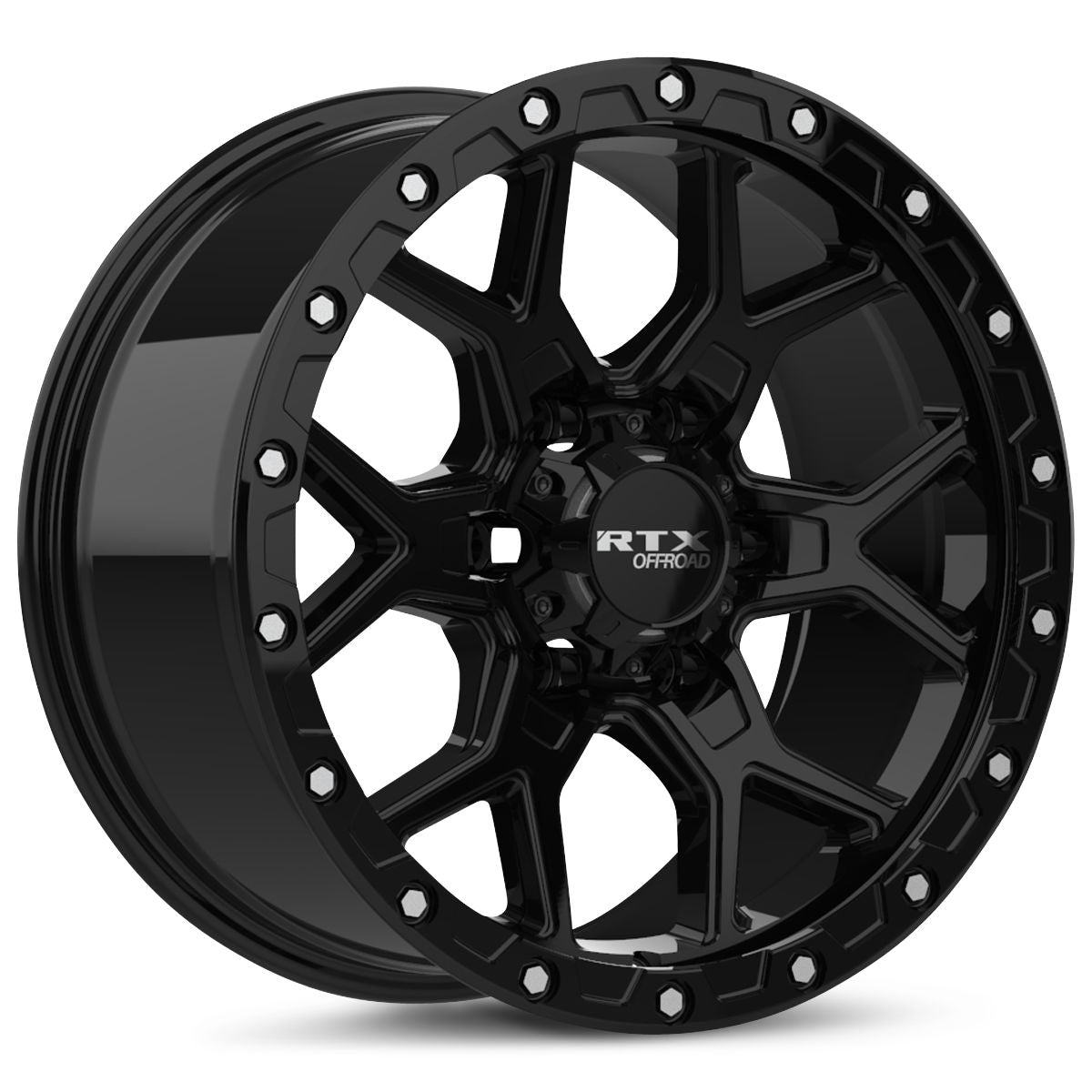 Storm - Gloss Black with Milled Rivets