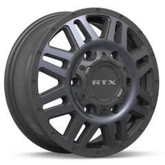 Adventure (6 Lugs) - Satin Black Machined Grey