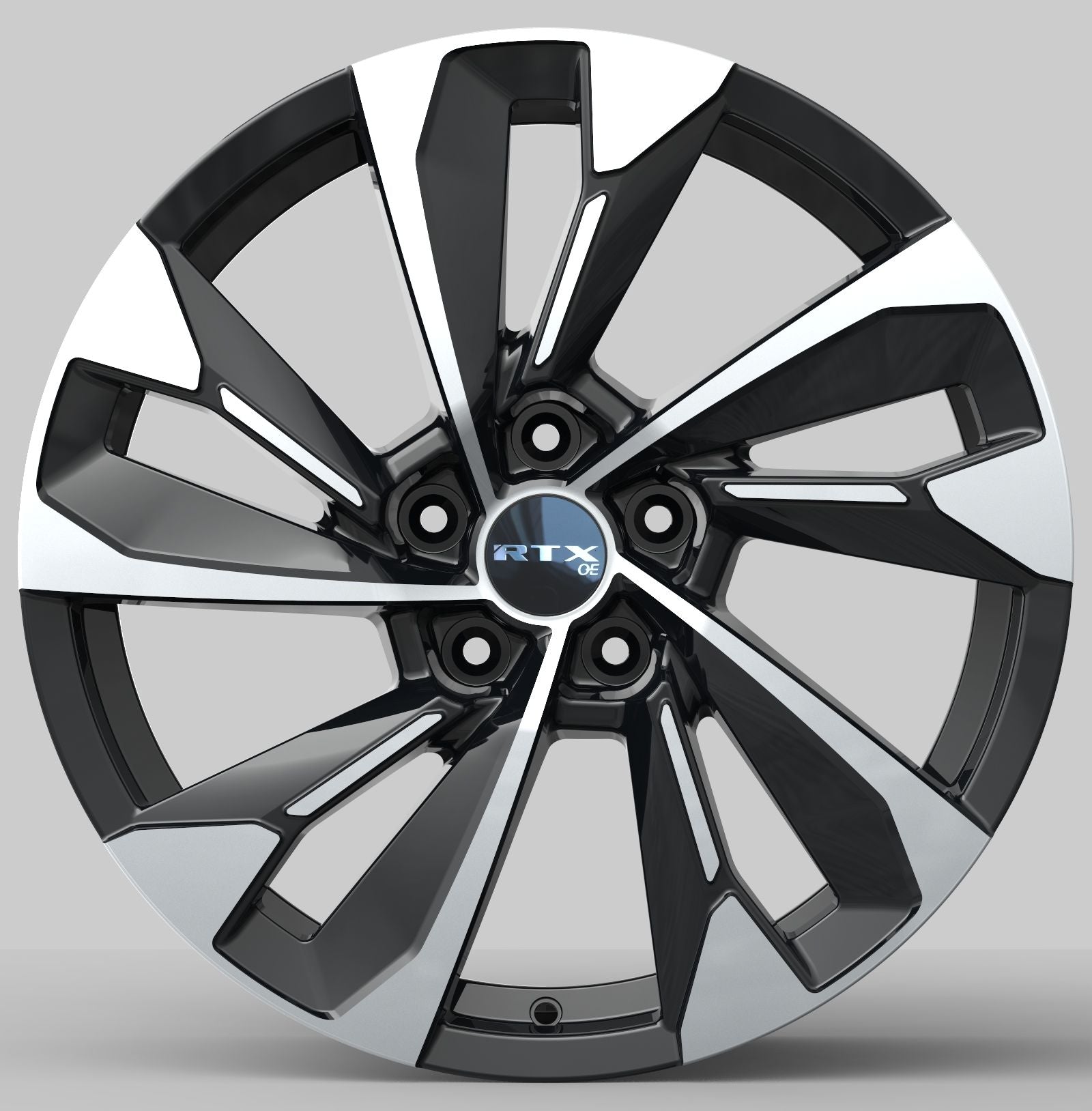 MZ03 - Gloss Black Machined – RTXWHEELS
